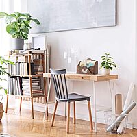 Elegant Designs Homewood Farmhouse Wooden Decorative Envelope-Shaped Desktop Letter Holder