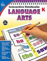 Carson-Dellosa Interactive Language Arts Notebook, Kindergarten