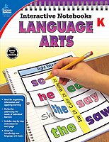 Carson-Dellosa Interactive Language Arts Notebook, Kindergarten