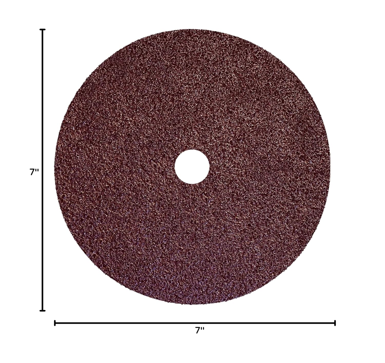 Weiler 59523 Wolverine Aluminum Oxide Resin Fiber Sanding & Grinding Disc, 7" Diameter, 36 Grit