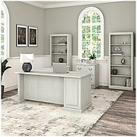 BUSH FURNITURE Saratoga Tall 5 Shelf Bookcase