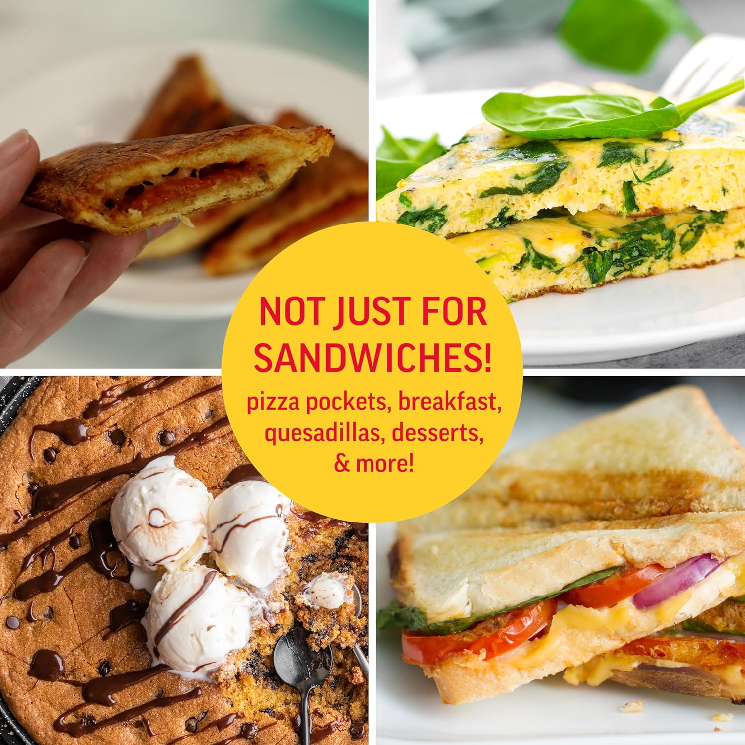 Nostalgia MyMini Personal Sandwich Maker & Electric Skillet