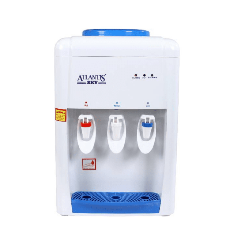 Front View of Atlantis Sky Countertop Water Dispenser.