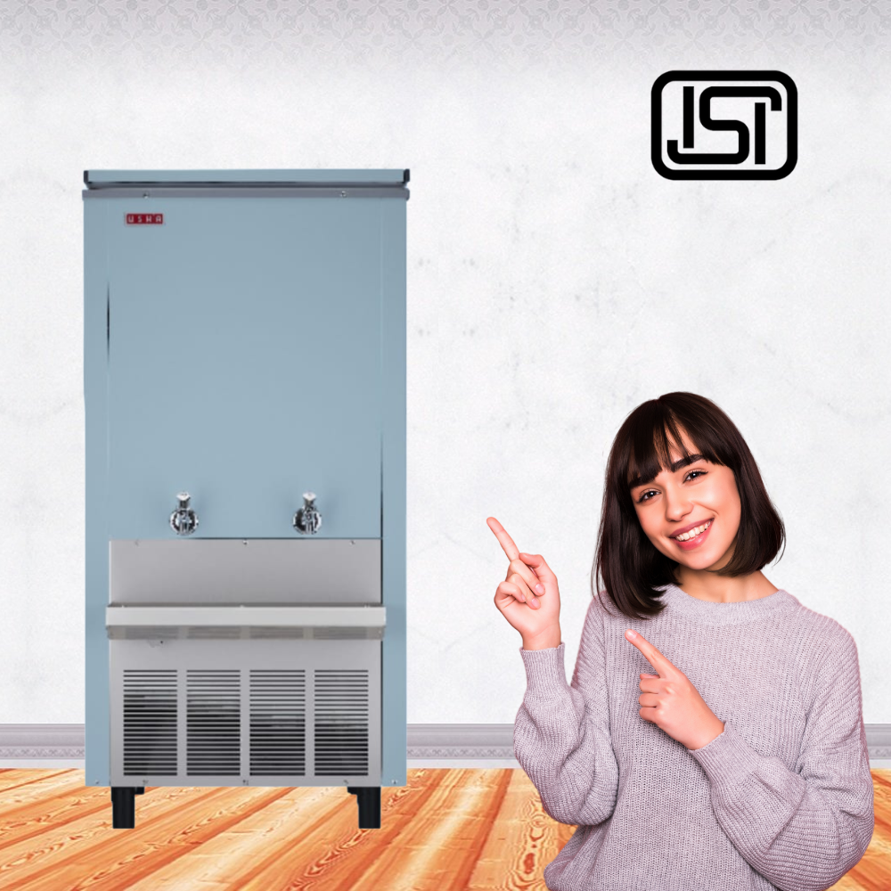 Commercial Usha SP150150RC water cooler 150L storage.