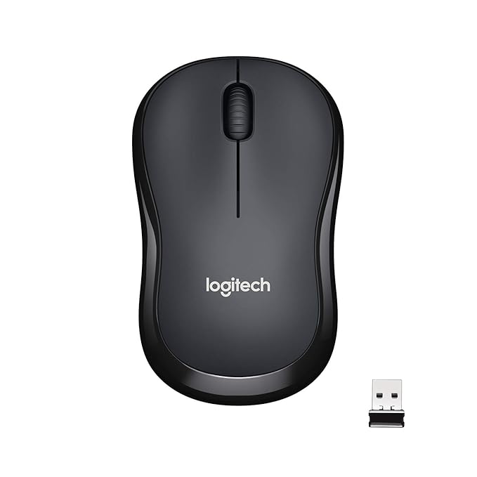 Logitech M221 Silent Wireless Mouse - Charcoal - 910-006510 Logitech M221 Silent Wireless Mouse - Charcoal - 910-006510