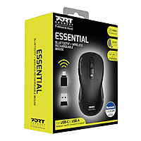 Port Connect Essential Bluetooth Wireless Rechargeable Mouse