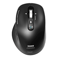 Port Connect Business 2.4GHz Rechargeable Bluetooth Wireless Mouse - Black