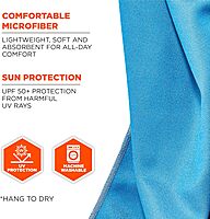 Ergodyne Chill-Its 6602MF Microfiber Cooling Towel