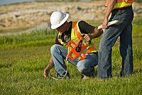 Crescent Lufkin 1/2" x 100m/328' Hi-Viz® Orange Fiberglass SAE/Metric Dual Sided Tape Measure - FM100CME, Orange/Black 100 m