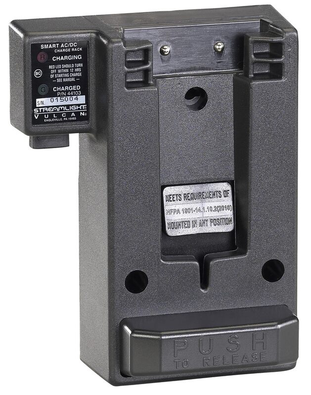 Streamlight 44103 Charging Rack AC/DC Smart Charge (Vulcan Series) Black