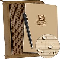 Rite in the Rain Weatherproof Battle Board Tactical Field Kit: Tan Cordura® Fabric Cover
