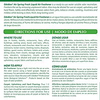 OdoBan Professional Series Ready-to-Use Air Spring Fresh Liquid Air Freshener, Spring Fresh Scent, 1 Gallon