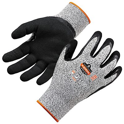 Ergodyne unisex adult Cut Resistant Work Gloves, A3, Surfaces, ANSI A3 Sandy Nitrile Coated Palms for Optimal Grip