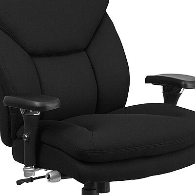 Flash Furniture HERCULES Series 24-7 Intensive Use Big & Tall Ergonomic High-Back Office Chair With Lumbar Knob And Headrest