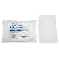 Reclosable Bag McKesson 6 X 9 Inch Polyethylene Clear Zipper Closure, 2-Mil Reclosable Bag McKesson 6 X 9 Inch Polyethylene Clear Zipper Closure, 2-Mil