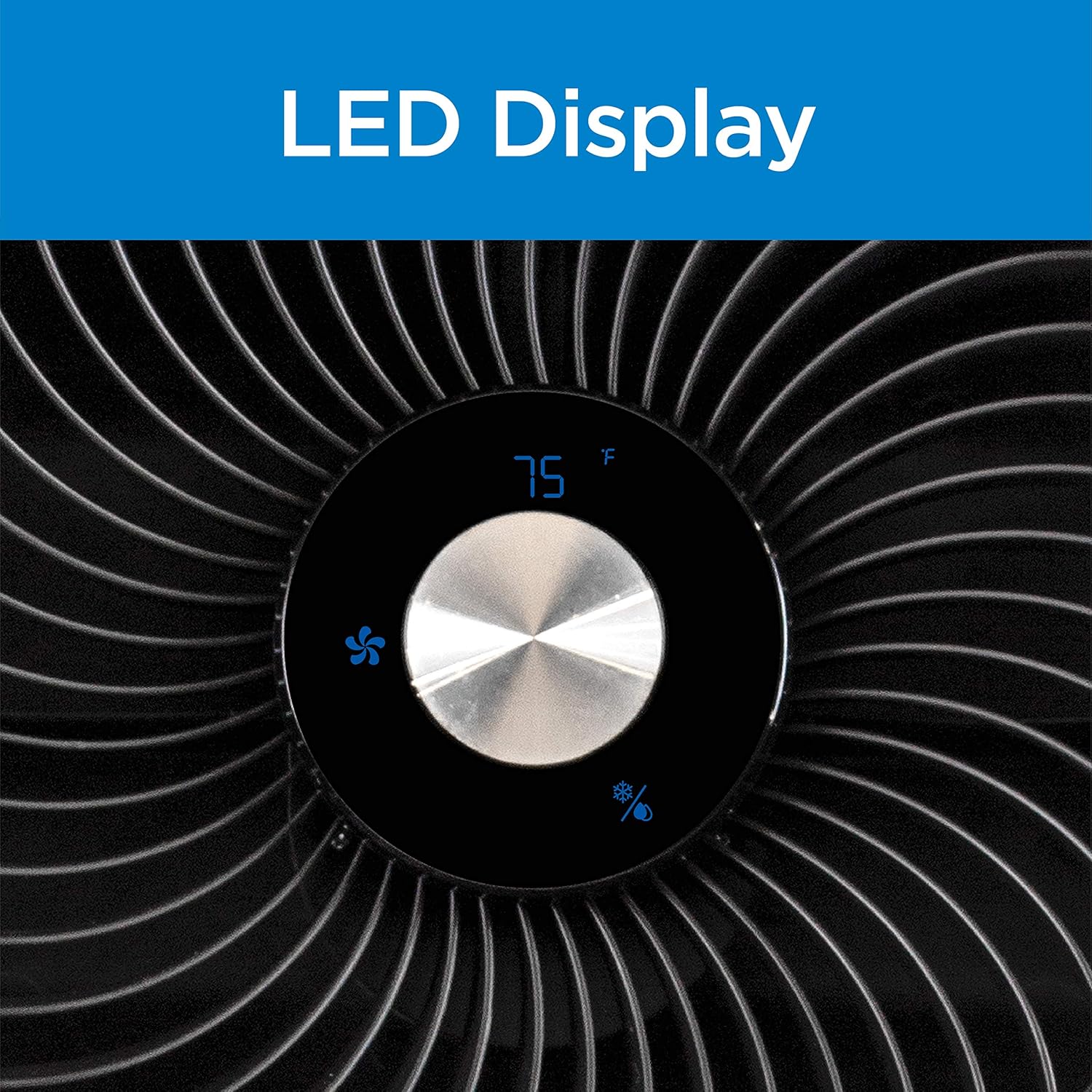 BLACK+DECKER Evaporative Air Cooler - Portable Air Conditioner Cooling Fan with LED Display, Remote Control