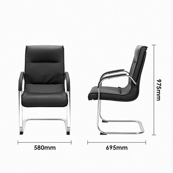 DELI 91201 EXE.LEATHER CANTILEVER CHAIR