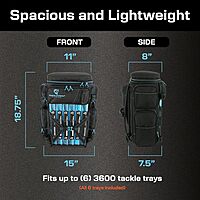 EVOLUTION OUTDOOR Evolution Fishing Drift Series 3600 Tackle Backpack