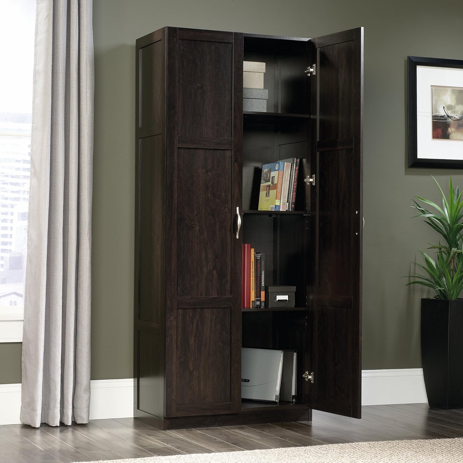 Sauder Select Storage Cabinet with Adjustable Shelves