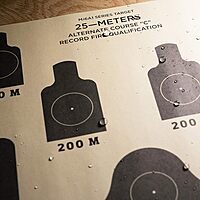RITE IN THE RAIN 25 Meter ALT-C Qualification Targets (M16A1), 17" x 22"