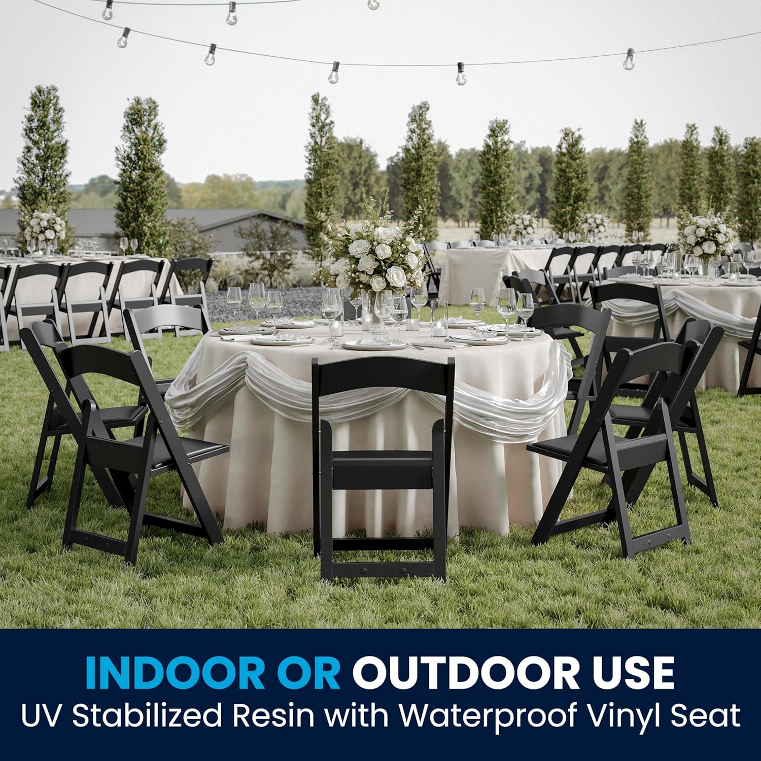 Flash Furniture Hercules Series Folding Chair - Resin Event Chair