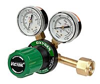 Victor Technologies 0781-9400 G250-150-540 Medium Duty Single Stage Oxygen Regulator, 150 psig Delivery Range