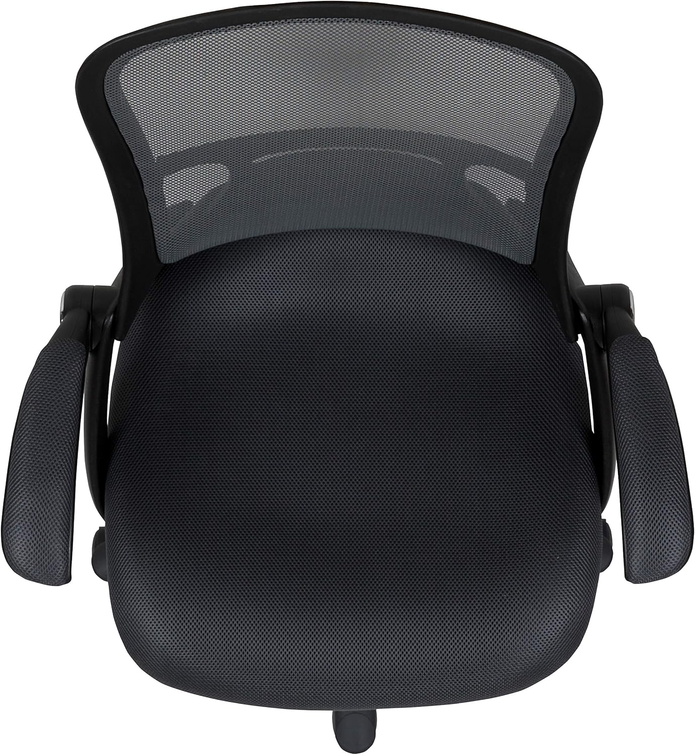 Flash Furniture Porter High-Back Mesh Ergonomic Swivel Office Chair with Adjustable Lumbar Support and Flip-Up Armrests