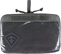 FIRST TACTICAL Hook & Loop Velcro Pouch with Clear Micro-Mesh Face