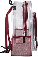 TRAILMAKER Heavy Duty Clear Backpack | Transparent Stadium-Approved for Women, Men, School, Travel
