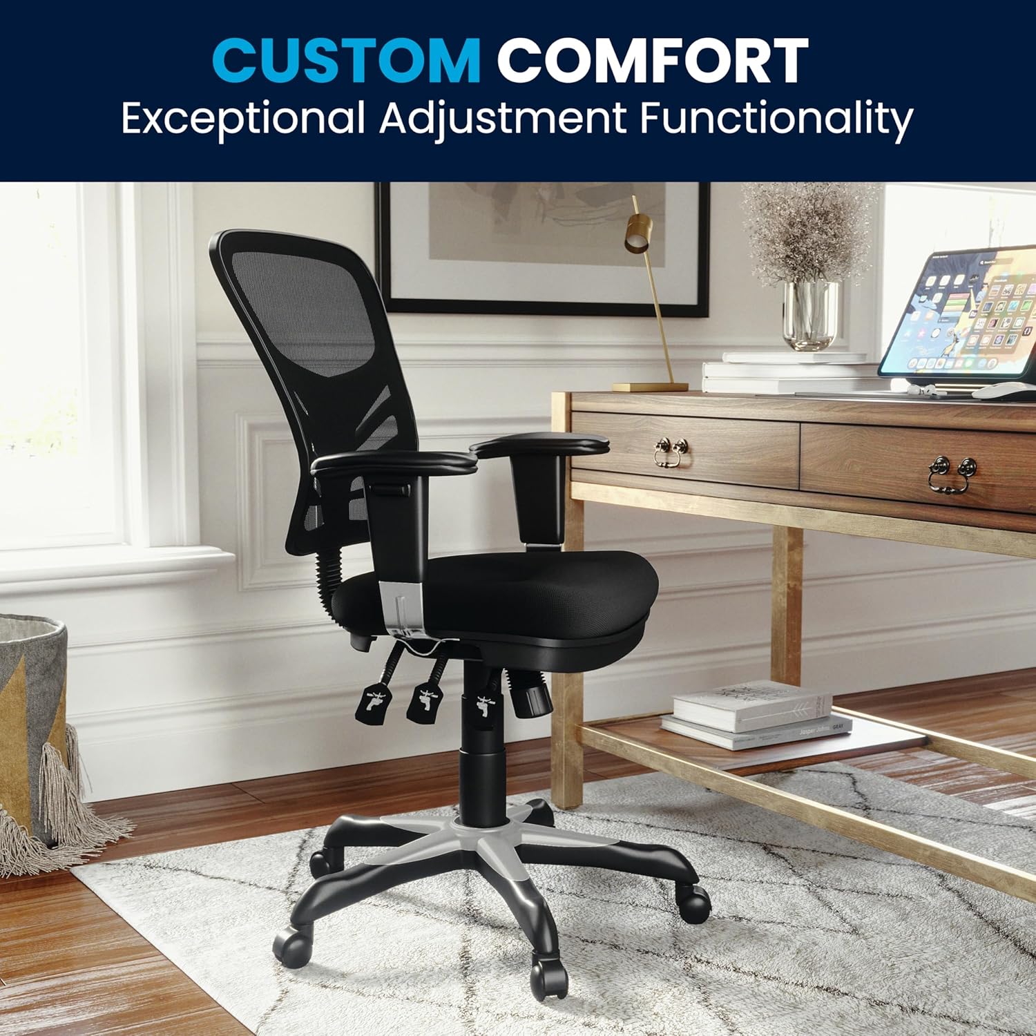 Flash Furniture Nicholas Mid-Back Swivel Office and Gaming Chair
