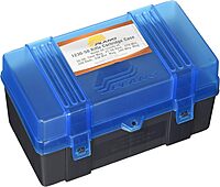 PLANO Handgun and Rifle Ammo Case, Hard-Shell Plastic Ammunition Storage with Flip-Top Lid and Deep Individual Slots