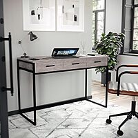 Martha Stewart Ollie Home Office Desk with 3 Drawers