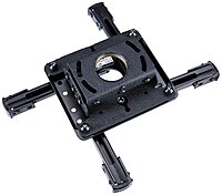 Chief Universal and Custom Projector Ceiling Mount - Black - Steel - 50 lb