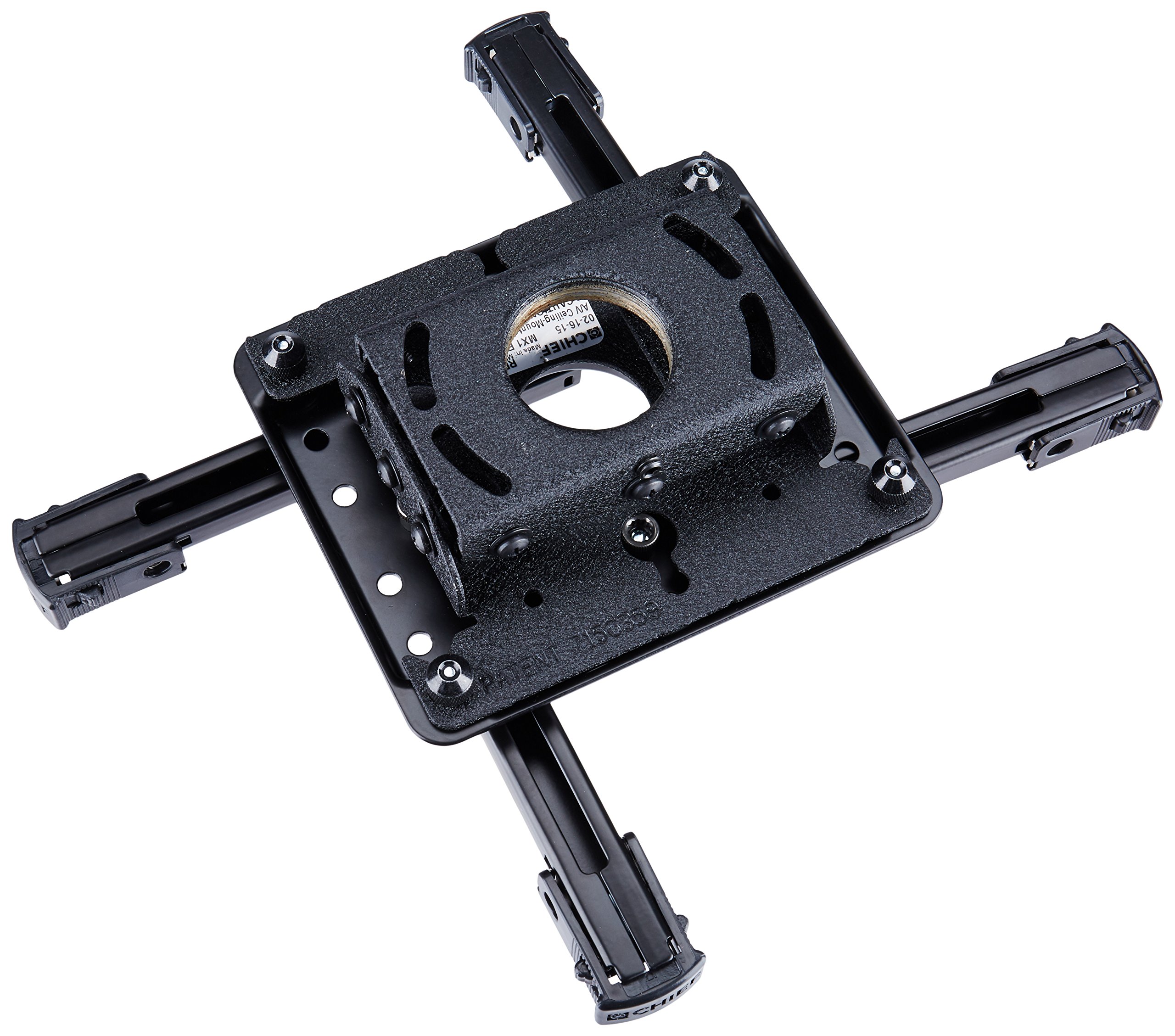 Chief Universal and Custom Projector Ceiling Mount - Black - Steel - 50 lb