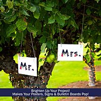 BARKER CREEK Letter Pop-Outs, 4" Multicolor Designer Letters for Bulletin Boards, Posters and Displays