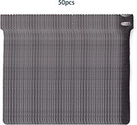 StarTech.com 6in Hook and Loop Cable Ties - 50 Pack - Black - Reusable Cable Straps - Adjustable and Flexible