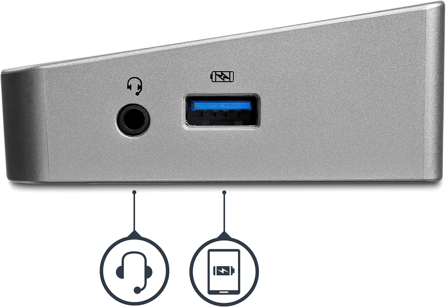 StarTech.com Triple Monitor USB 3.0 Docking Station, 2x 4K DisplayPort & HDMI, USB Type A Universal Laptop Dock, Windows/Mac