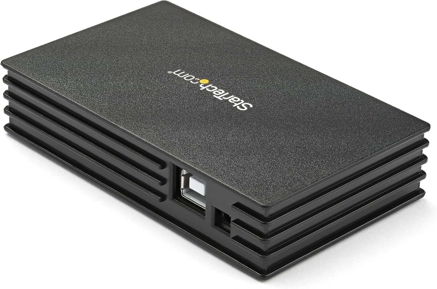 StarTech.com 4 Port Compact Black USB 2.0 Hub - Bus-powered or with Included Power Adapter - Portable Mac/PC laptop hub