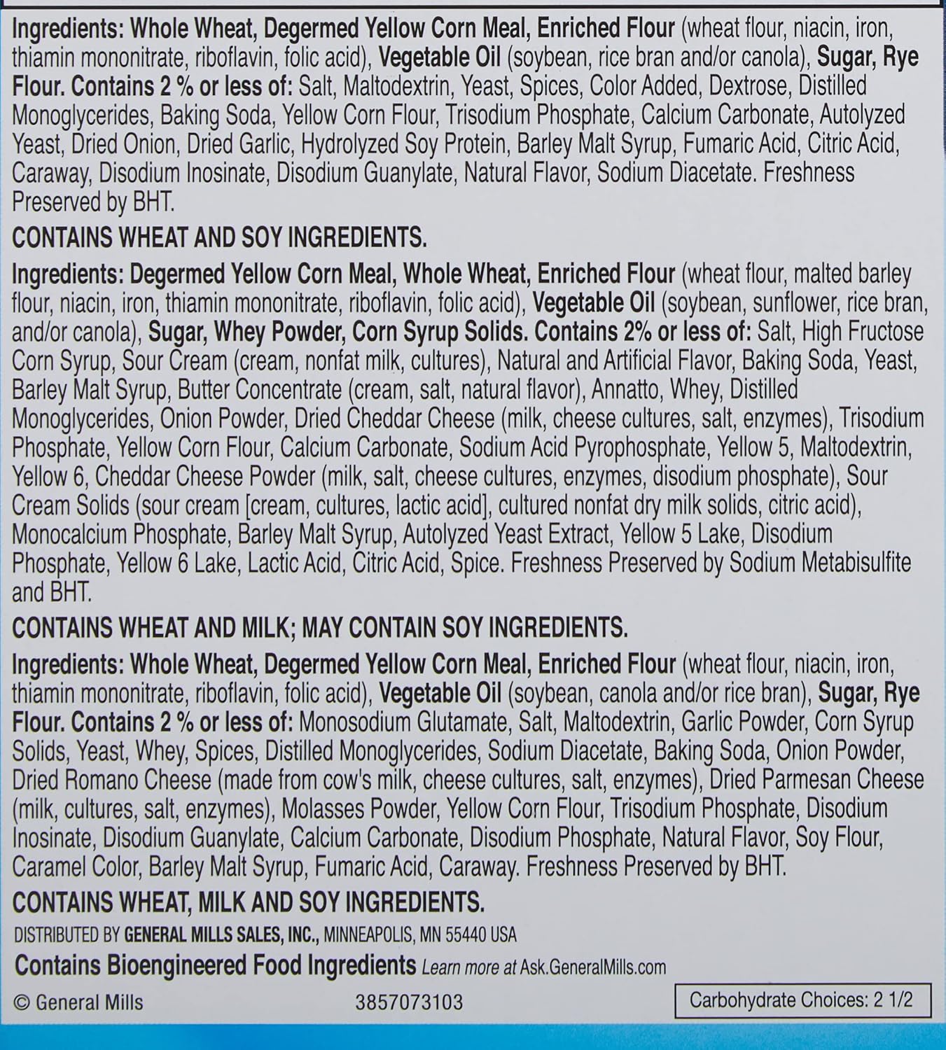Chex Mix Classics Mix It Up Variety Snack Mixes, 1.75 Oz, Box Of 30 Packs