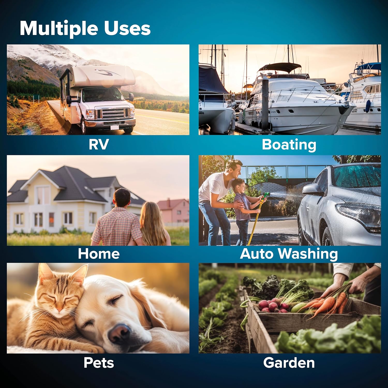 Camco EvoFlex 25-Foot Drinking Water Hose | Features an Extra Flexible Construction | Stainless Steel Strain Reliefs on Each