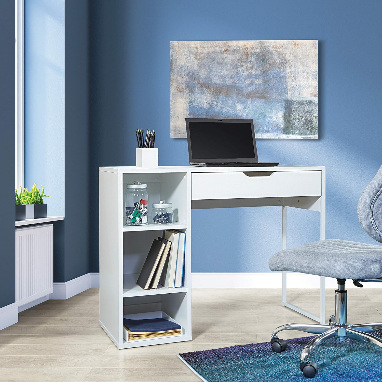 OSP Home Furnishings Ravel 40-Inch Wide Writing Desk