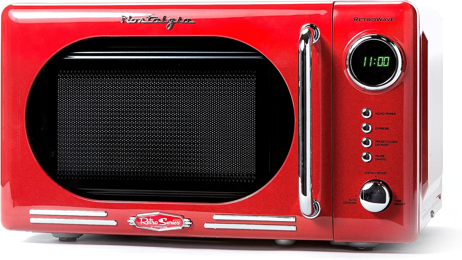Nostalgia Retro Countertop Microwave Oven