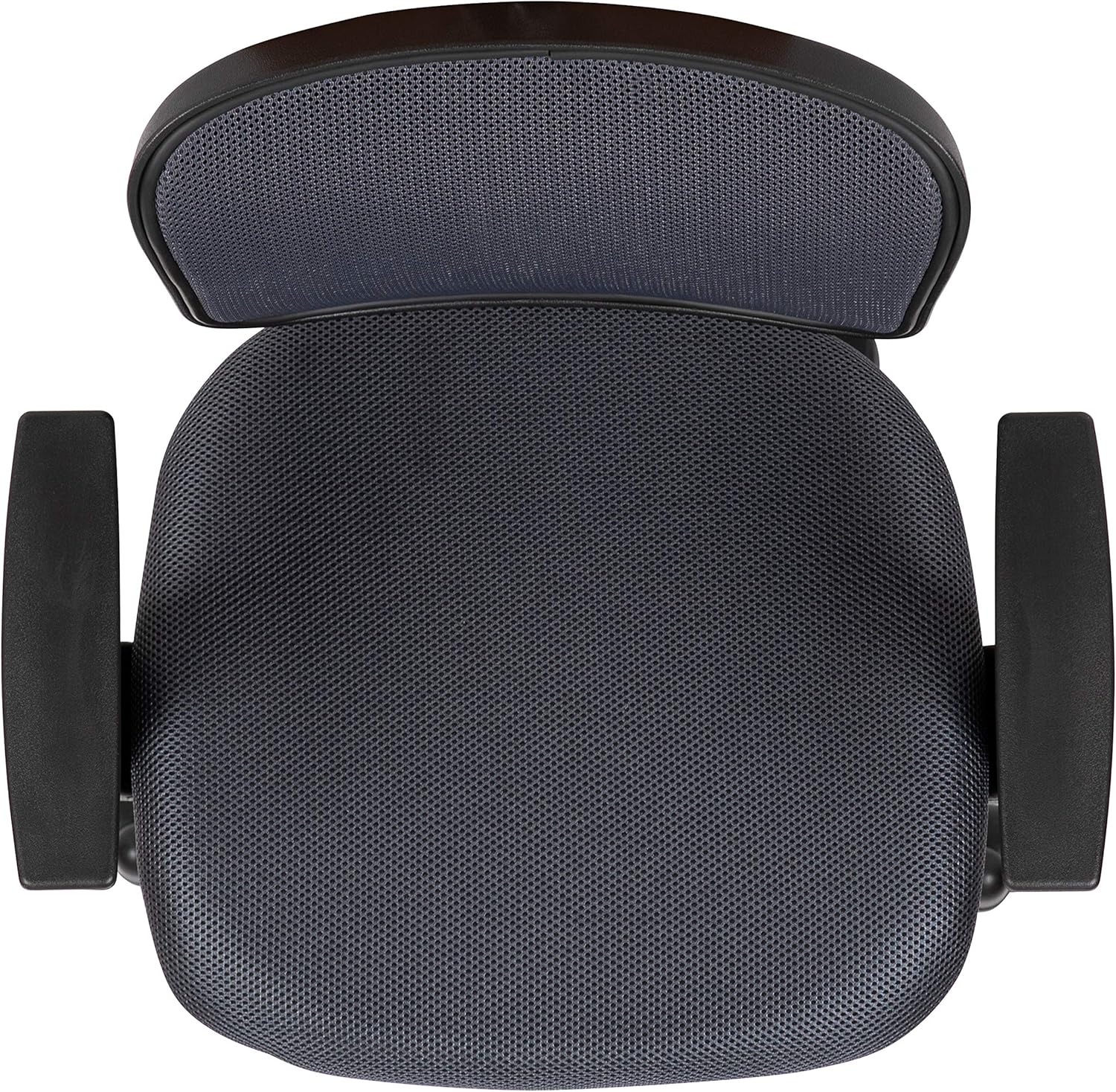 Flash Furniture Flash Fundamentals Mid-Back Mesh Swivel Task Office Chair with Pivot Back and Arms