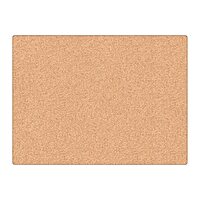 U BRANDS Cork Canvas Bulletin Board, Frameless
