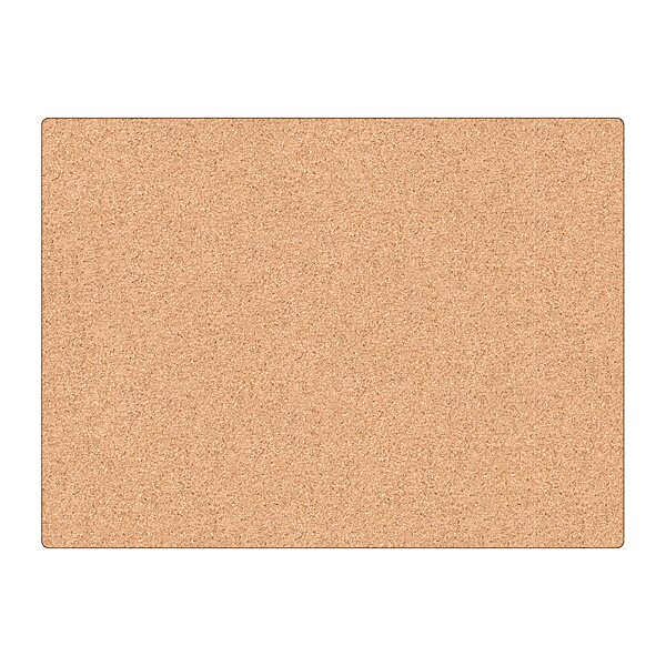U BRANDS Cork Canvas Bulletin Board, Frameless