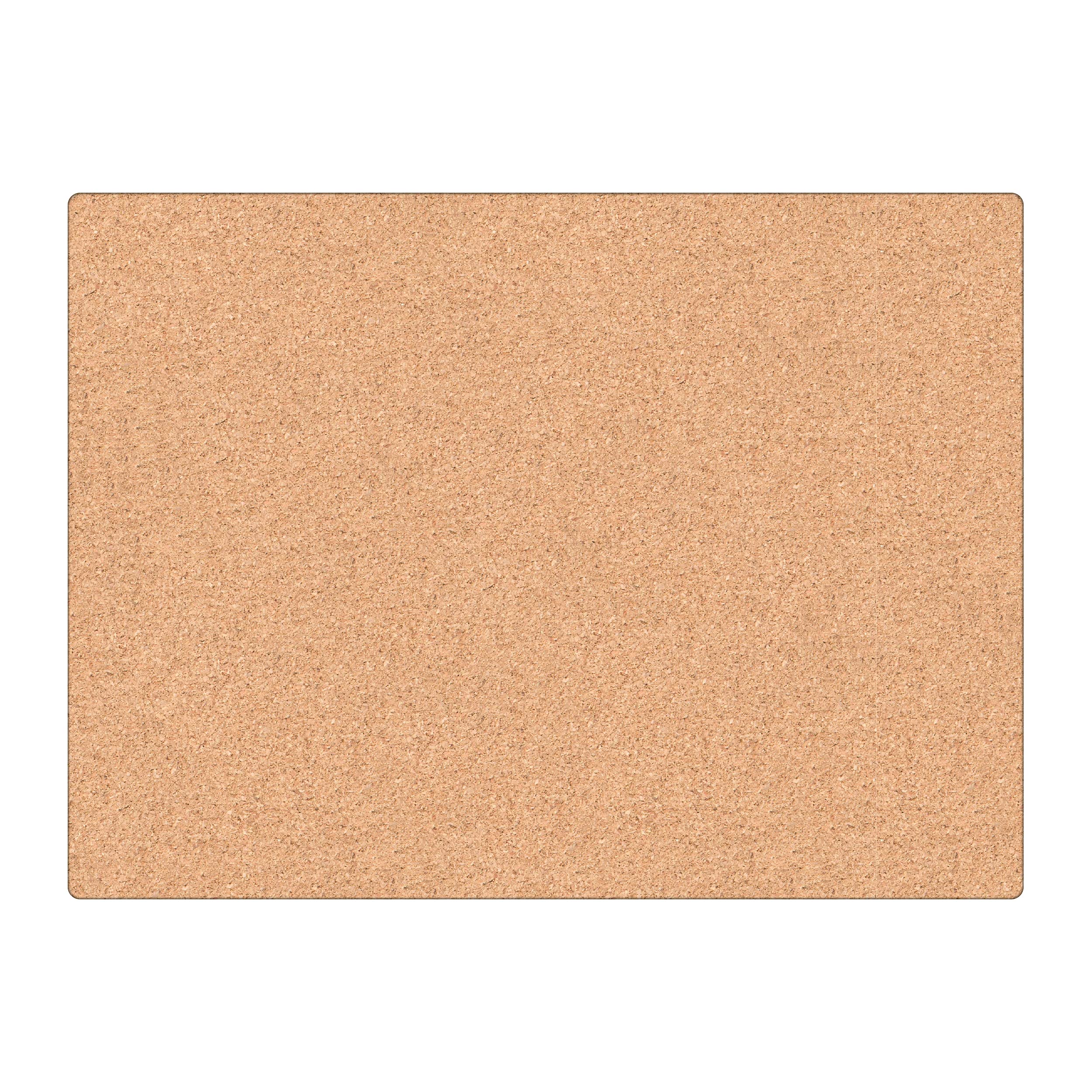 U BRANDS Cork Canvas Bulletin Board, Frameless
