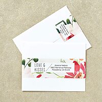 Avery Matte White Rectangle Labels, Sure Feed Technology, 8" x 3.5", 100 Matte White Printable Labels 100 Labels