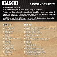 BIANCHI Model 101 Foldaway Belt Slide Gun Holster