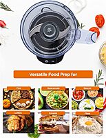 Commercial Chef 4-Cup 2-Speed Food Processor, Black