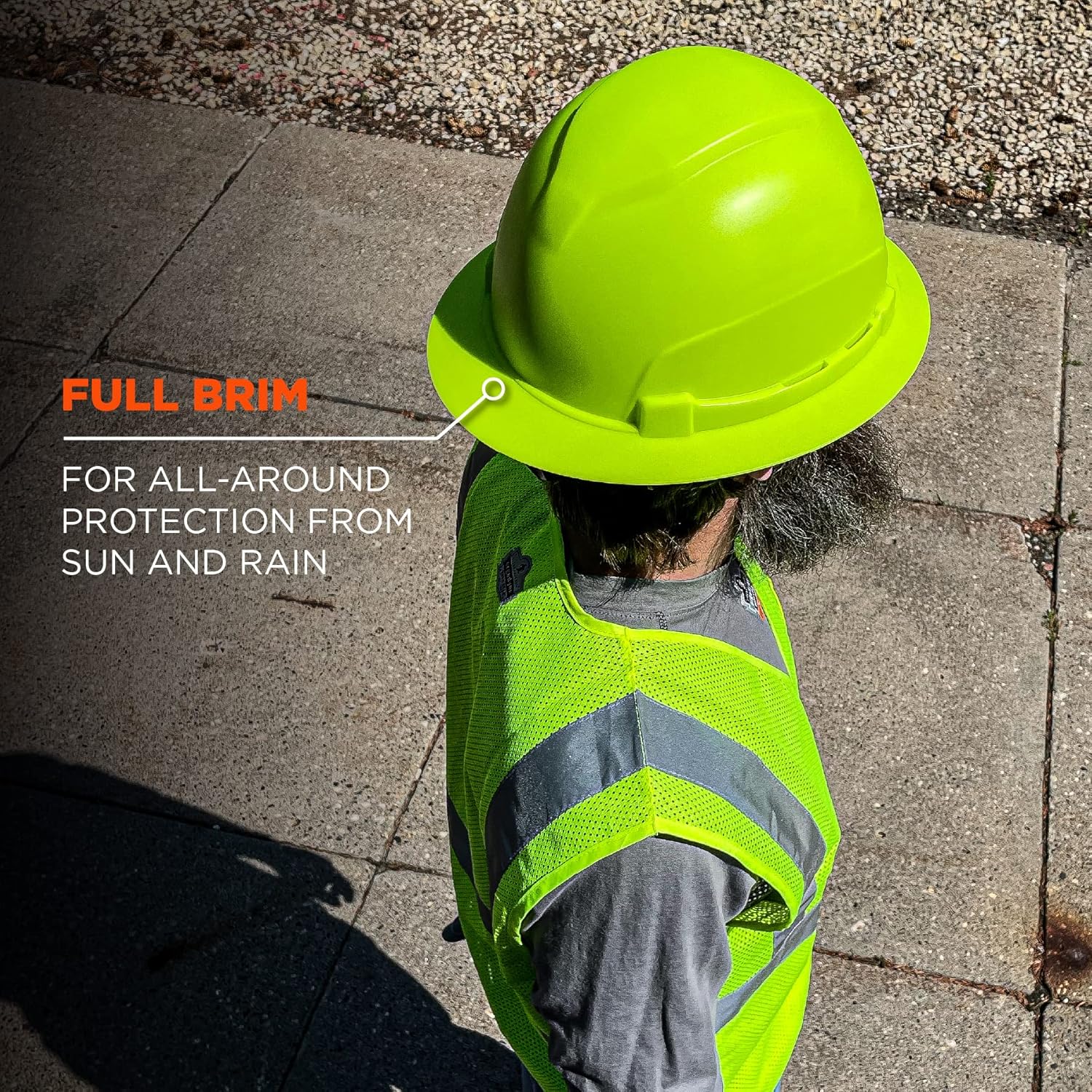 ERGODYNE Skullerz 8969 Class E Full Brim Hard Hat